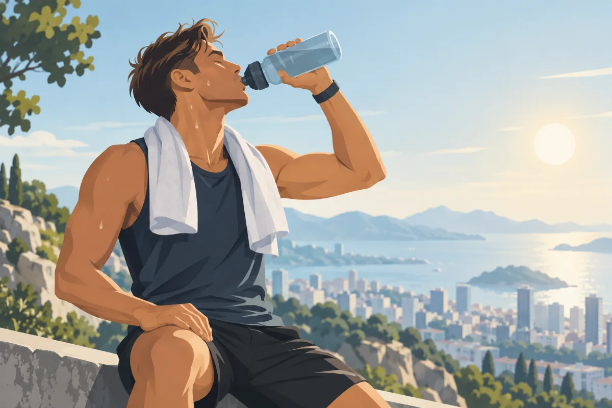 Zu wenig getrunken? 5 Anzeichen, dass dir beim Sport Flüssigkeit fehlt