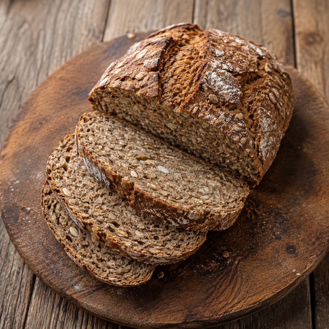 Vollkornbrot Kalorien und Nährwerte