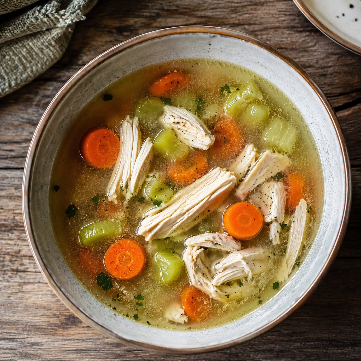 Hühnersuppe Kalorien und Nährwerte