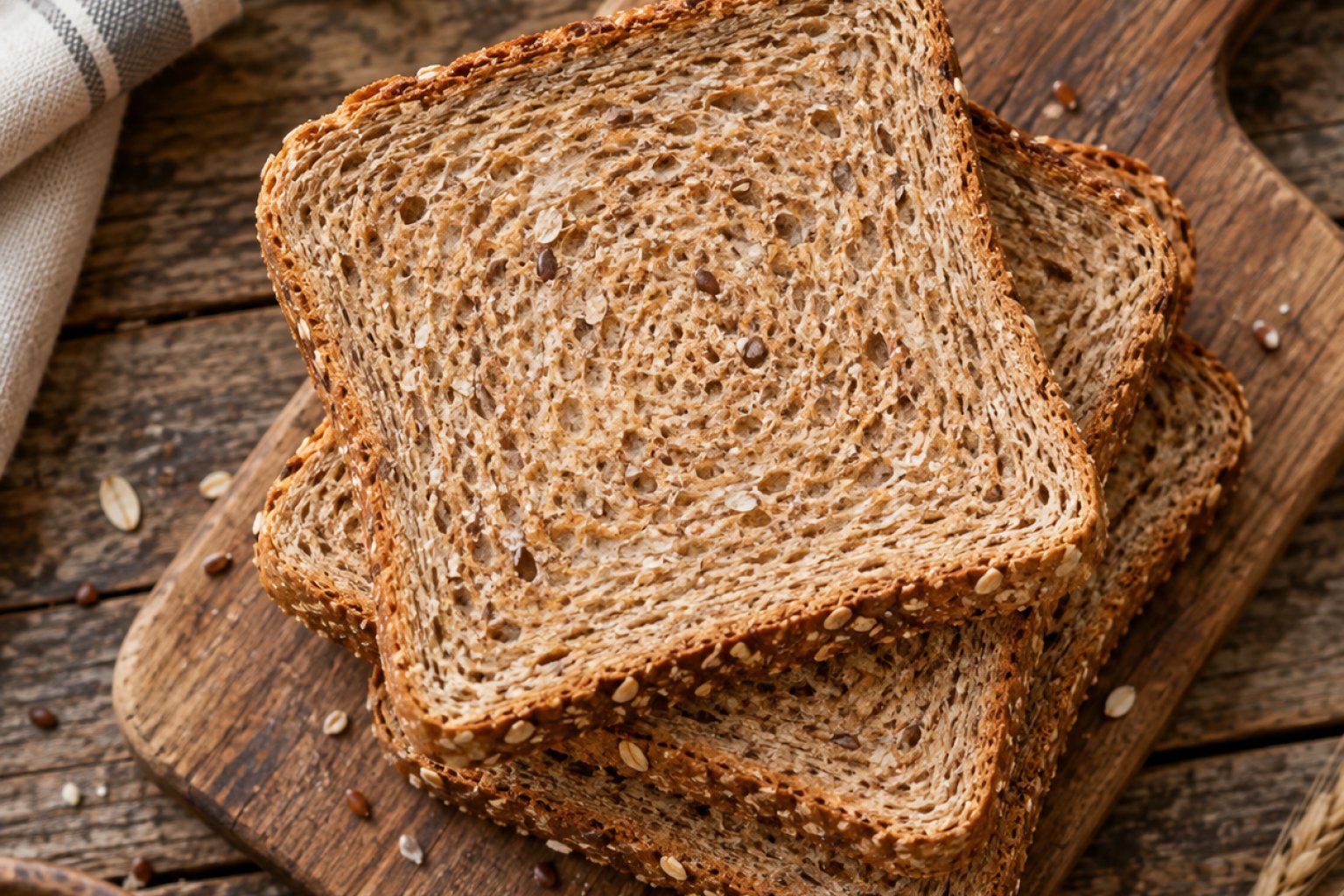 Vollkorntoast Kalorien und Nährwerte