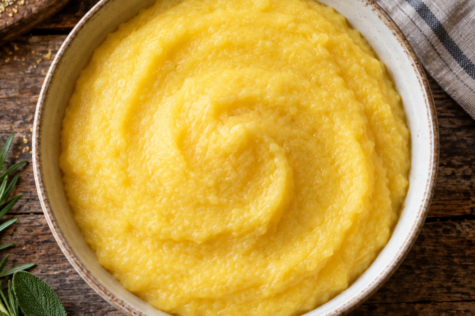Polenta (gekocht) Kalorien und Nährwerte