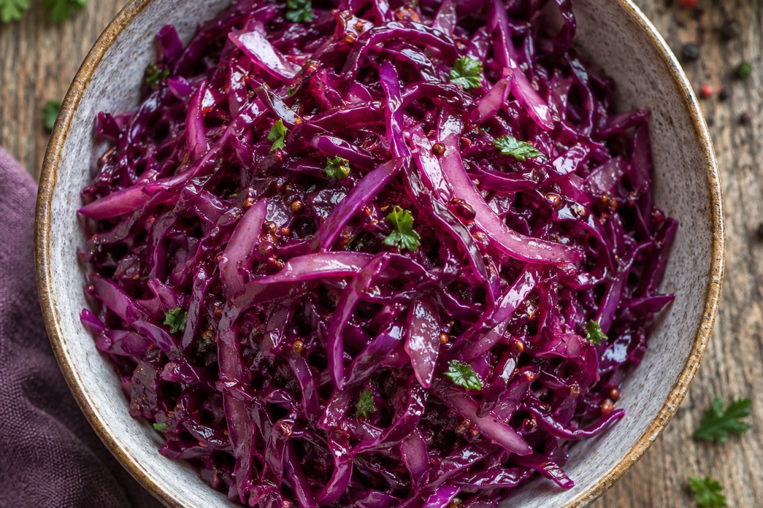 Rotkohlsalat Kalorien und Nährwerte
