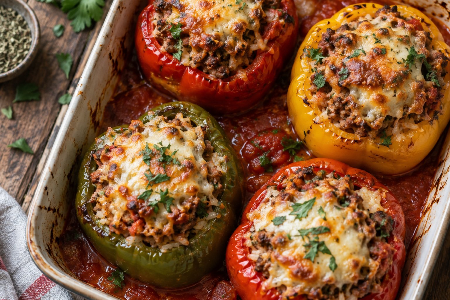 Gefüllte Paprika Kalorien und Nährwerte