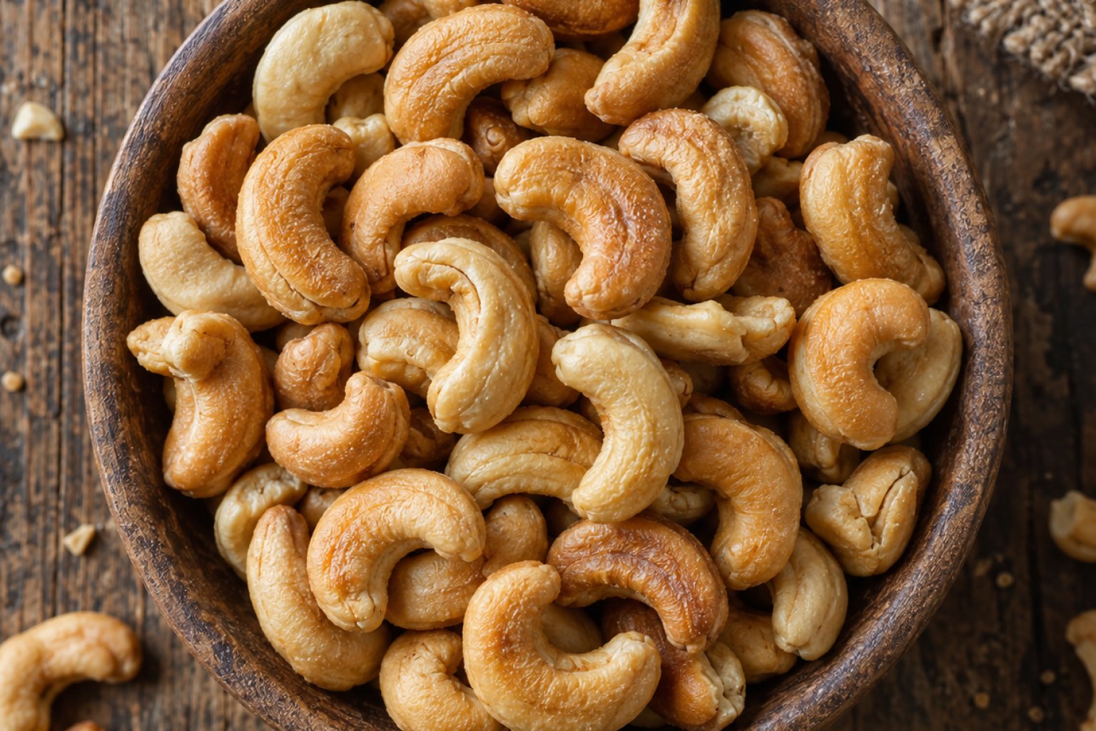 Cashewkerne (geröstet) Kalorien und Nährwerte