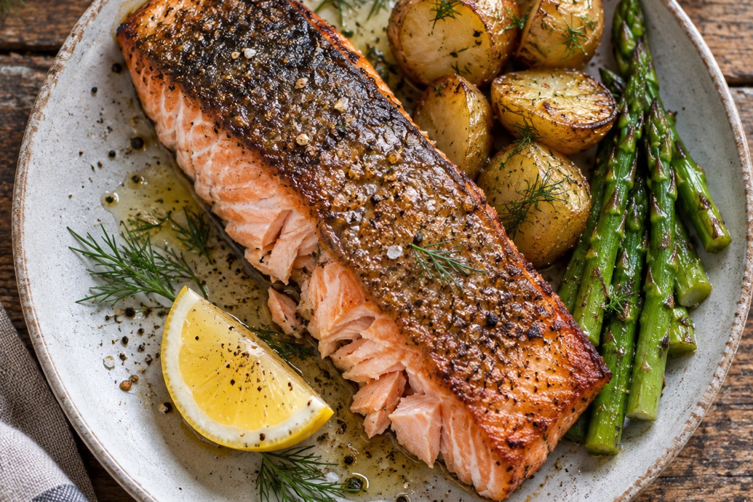 Wildlachs (gebraten) Kalorien und Nährwerte