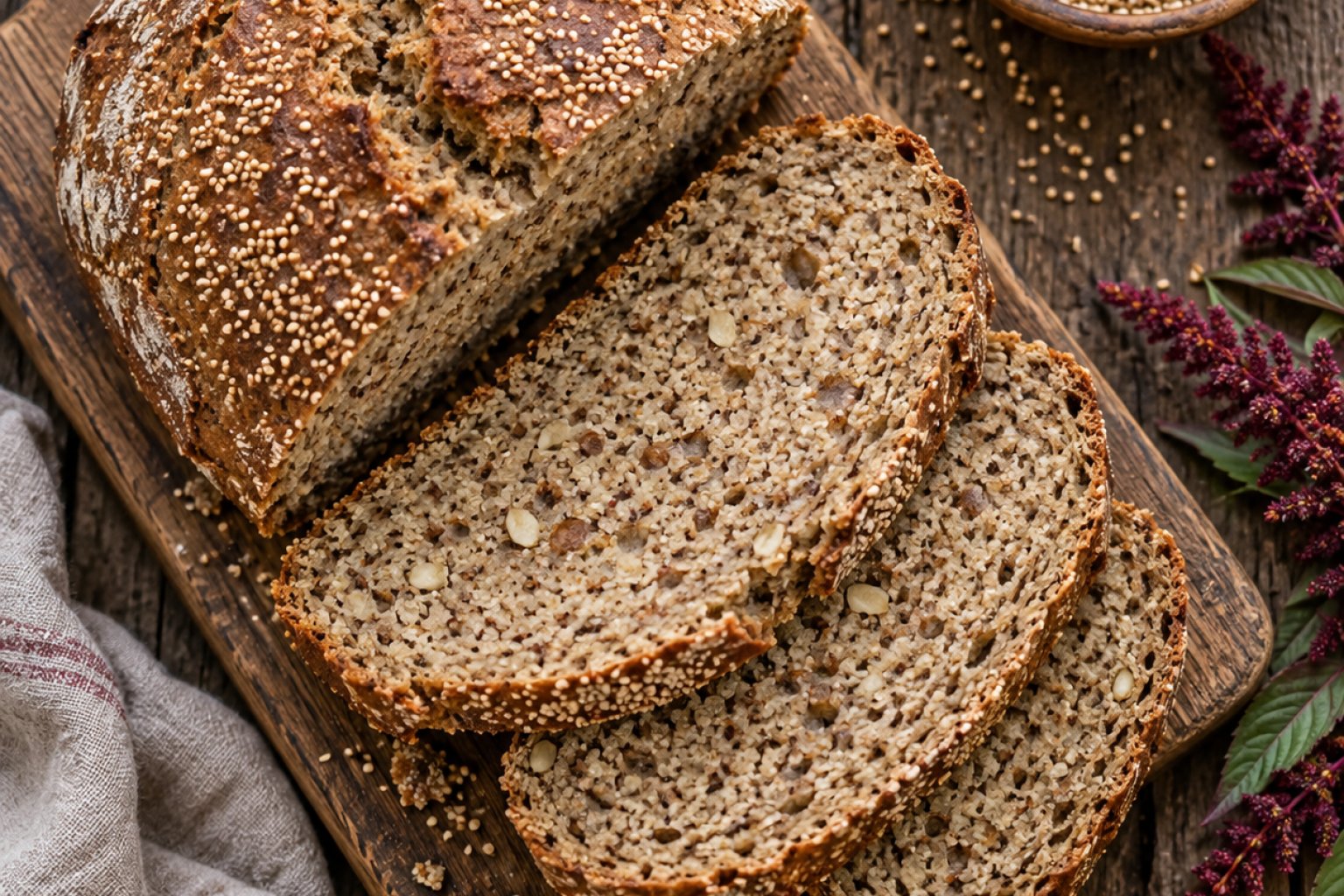 Amarant-Brot Kalorien und Nährwerte