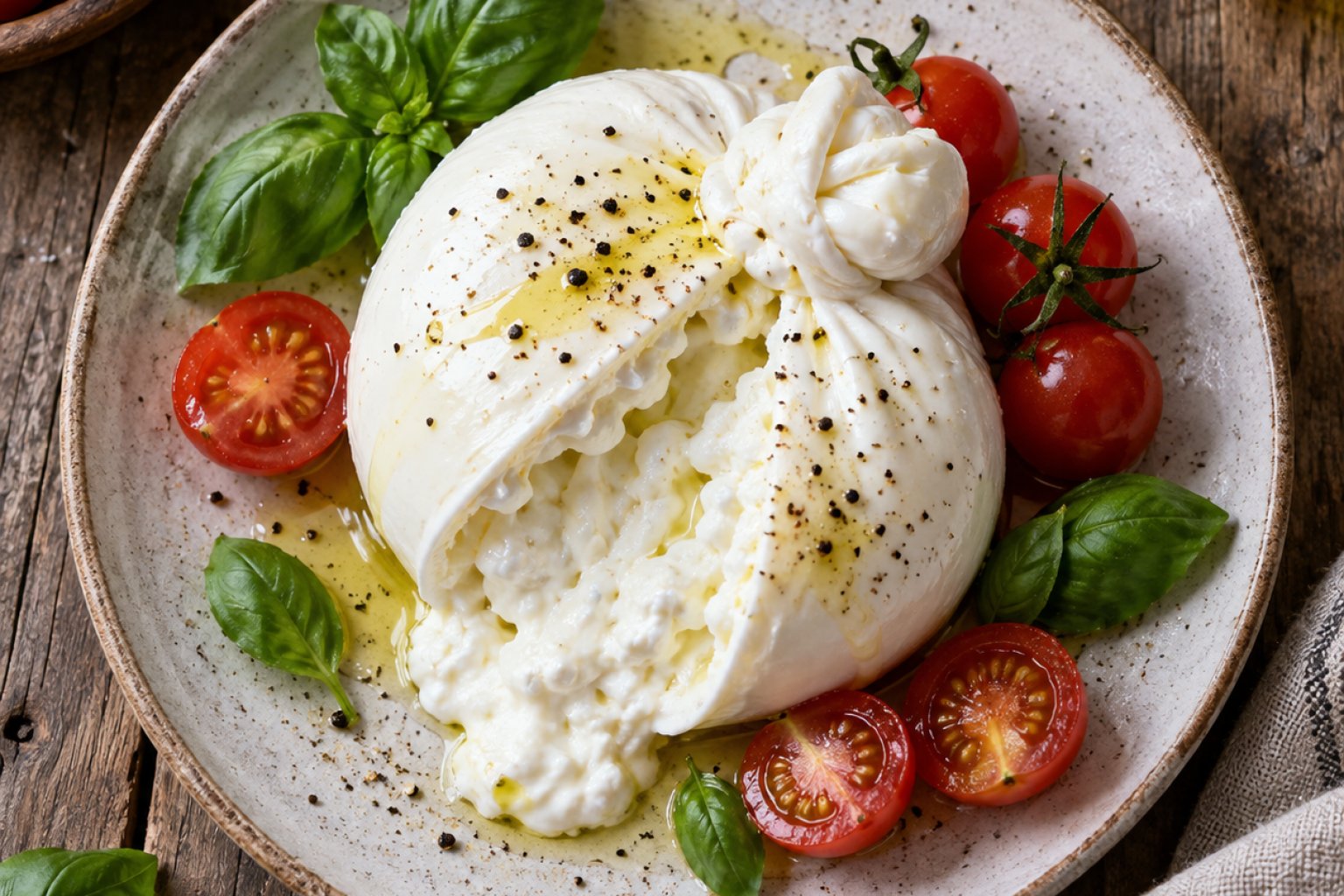 Burrata Kalorien und Nährwerte