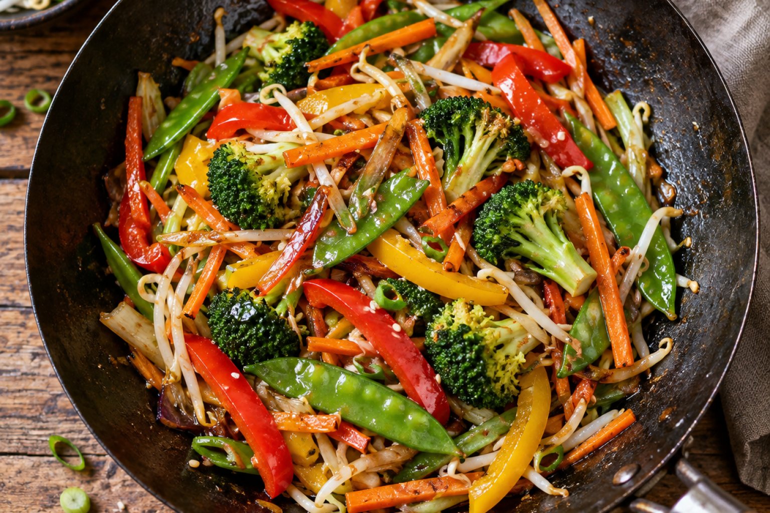 Gemüsepfanne (asiatisch) Kalorien und Nährwerte