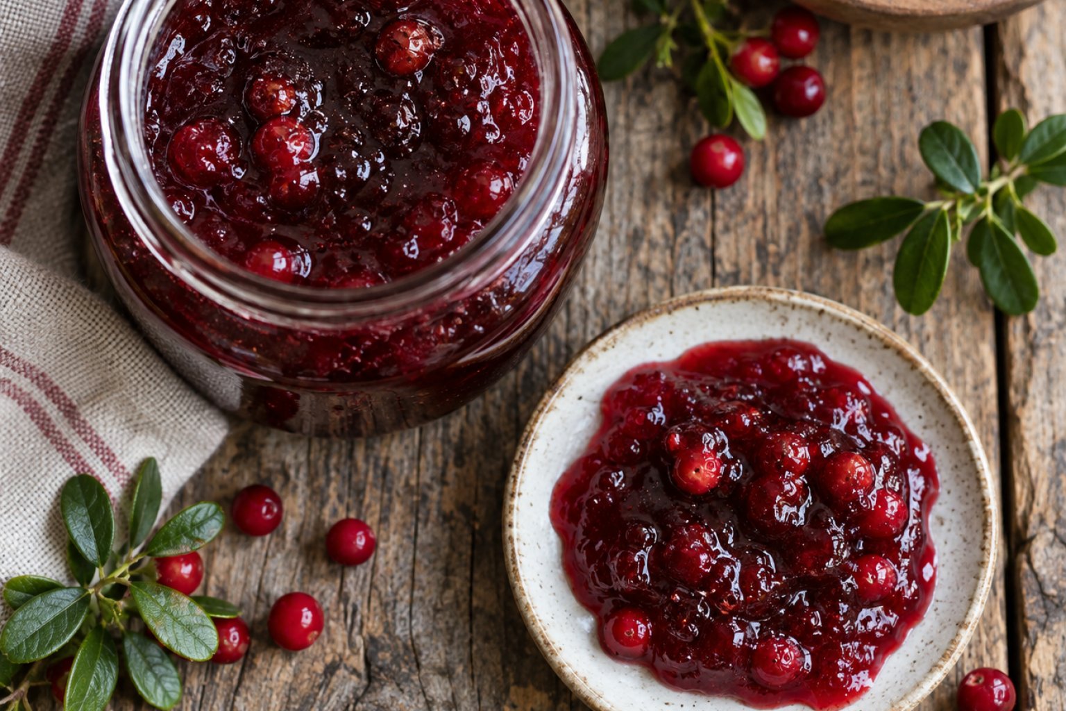 Preiselbeermarmelade Kalorien und Nährwerte