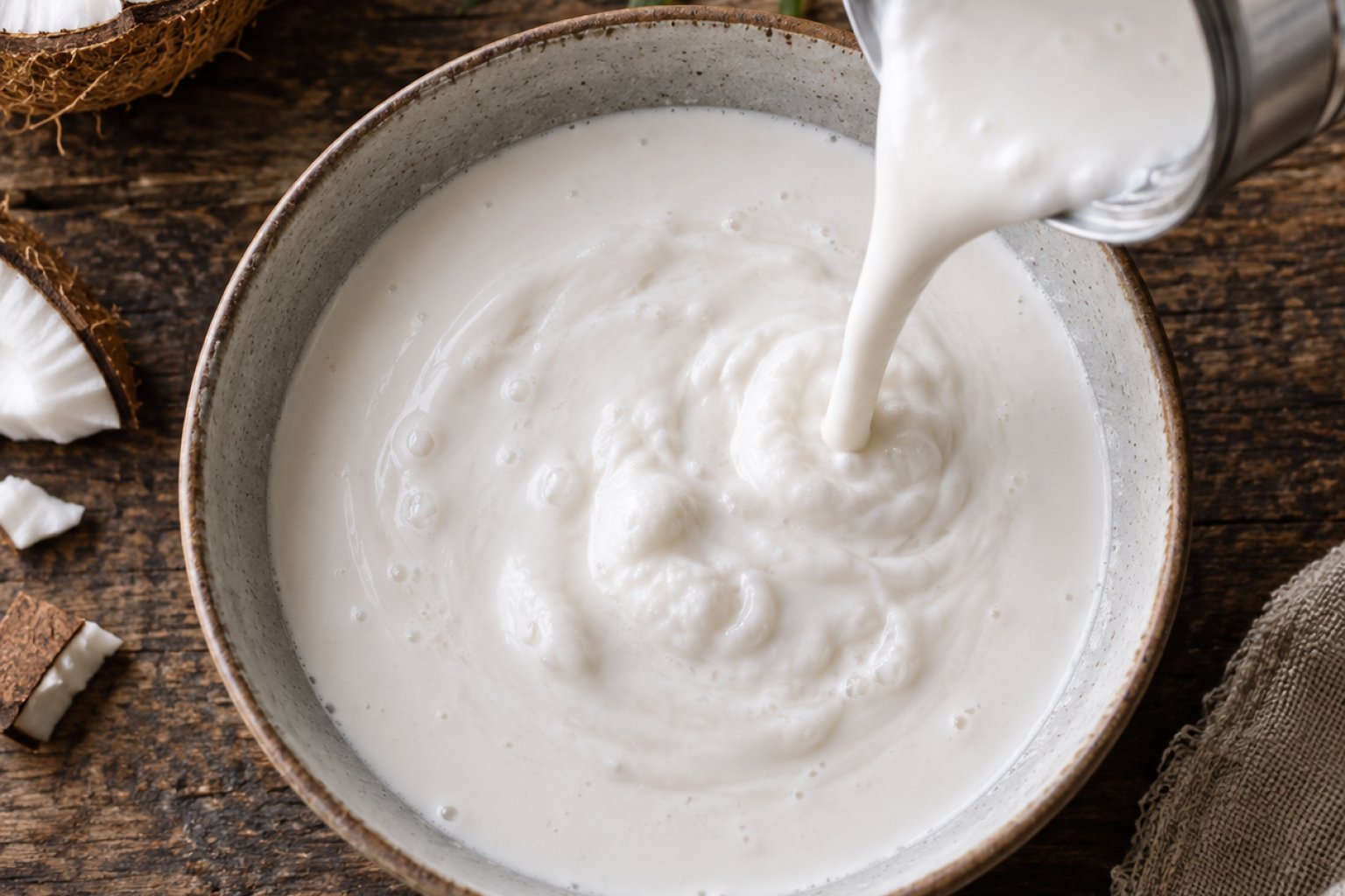 Kokosmilch (Dose) Kalorien und Nährwerte