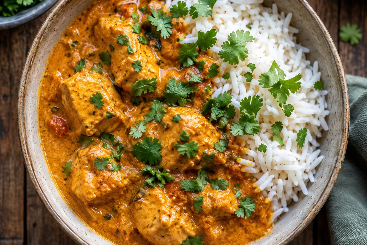 Chicken Curry mit Reis Kalorien und Nährwerte