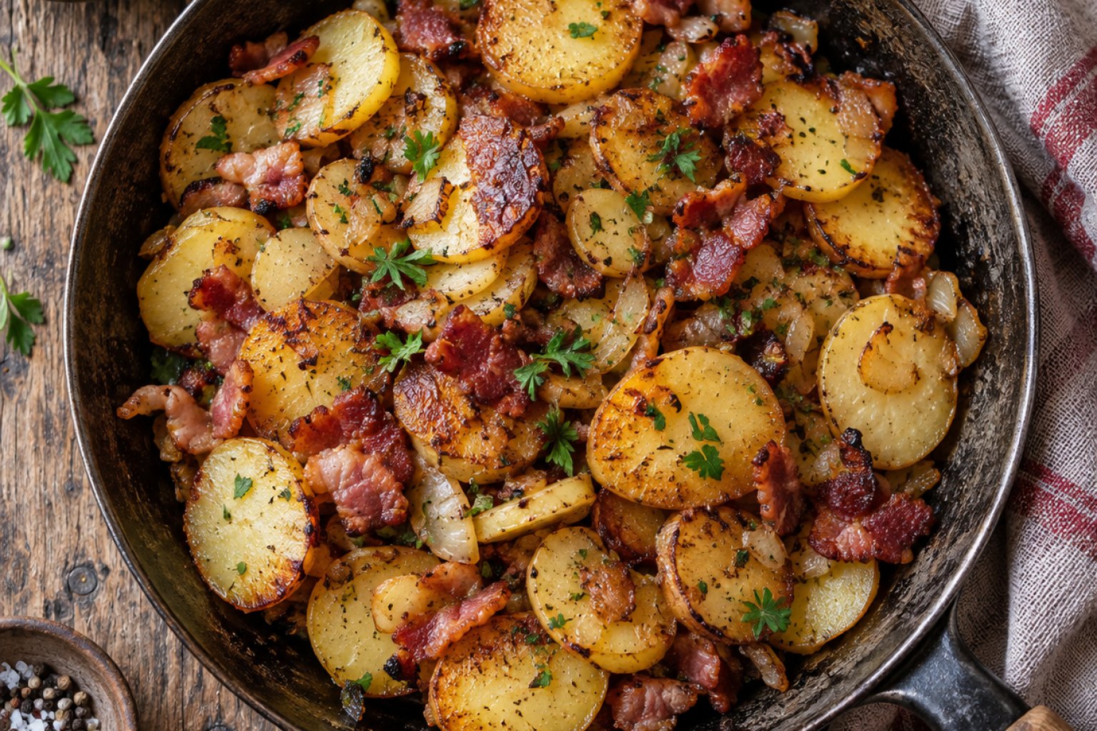 Bratkartoffeln mit Speck Kalorien und Nährwerte