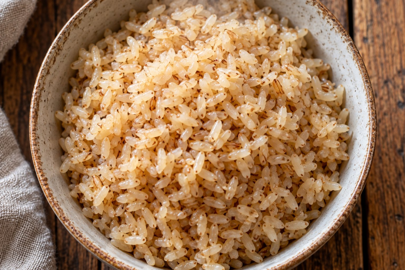 Naturreis (gekocht) Kalorien und Nährwerte