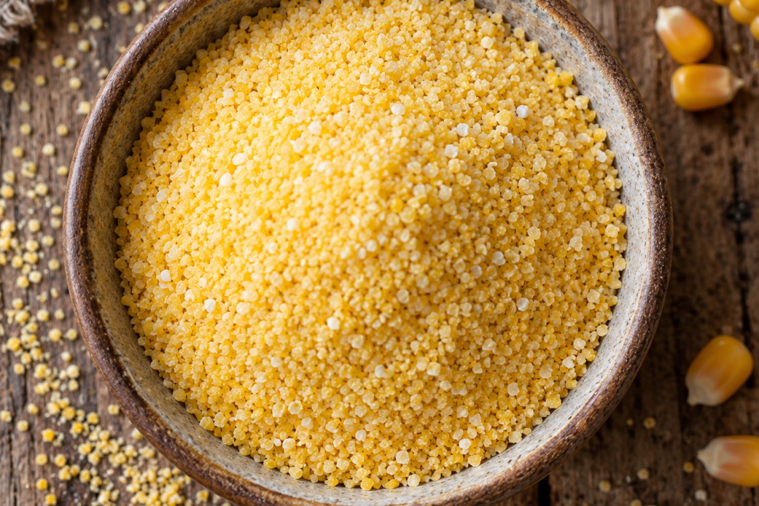 Maisgrieß (Polenta roh) Kalorien und Nährwerte