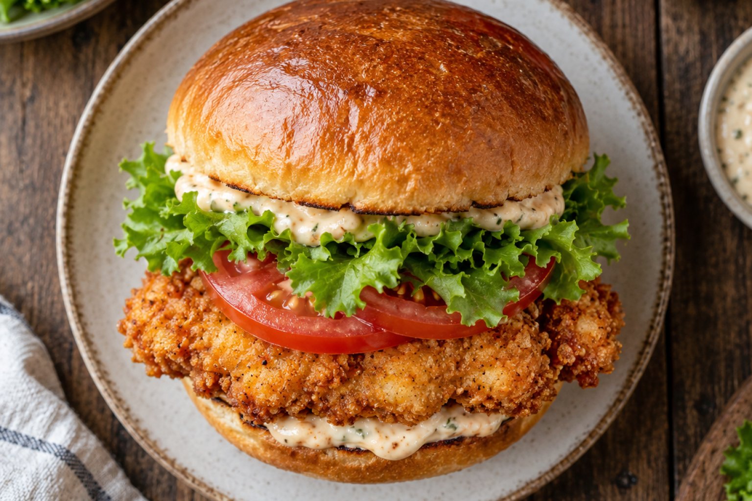 Chicken Burger Kalorien und Nährwerte