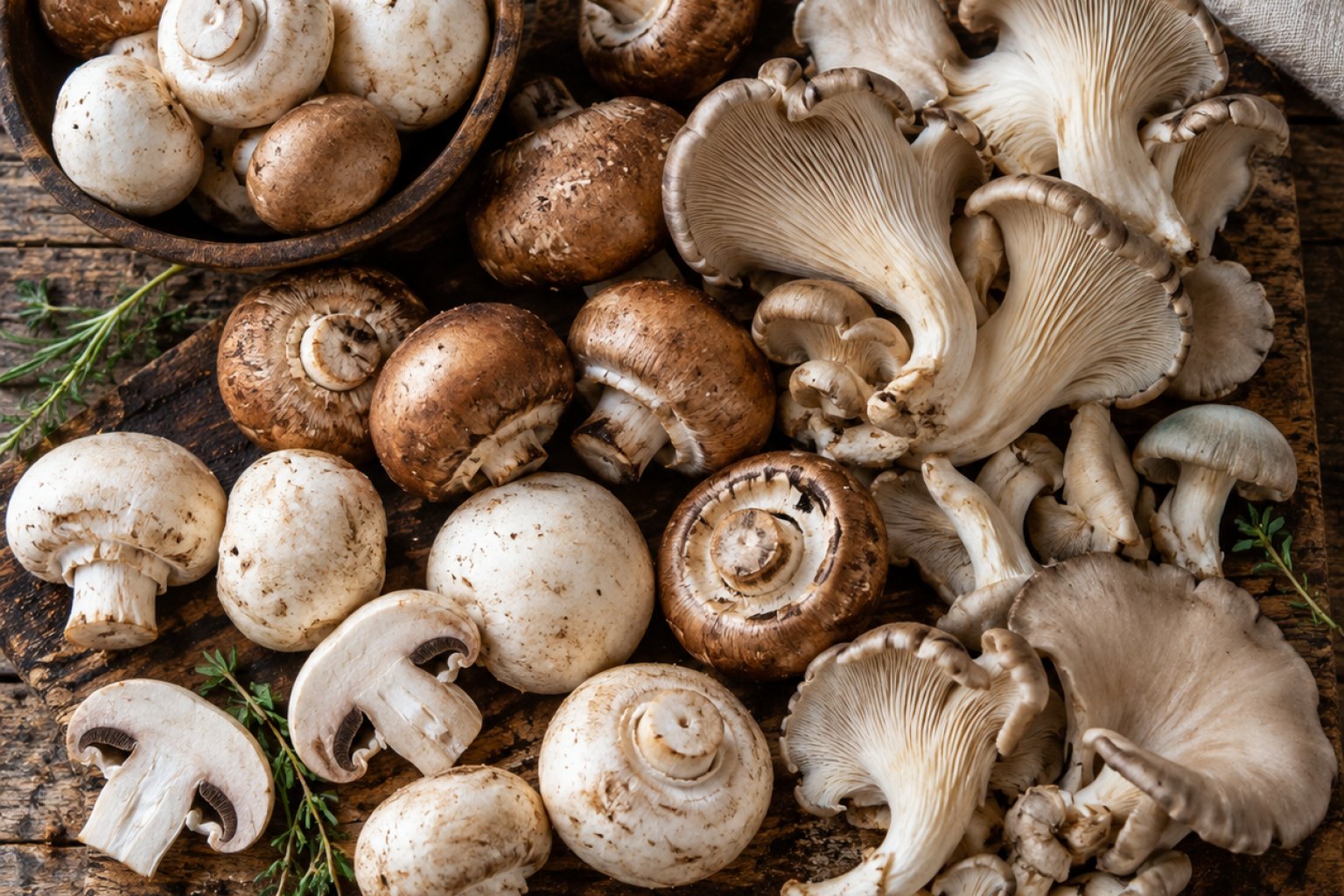 Pilze (gemischt) Kalorien und Nährwerte