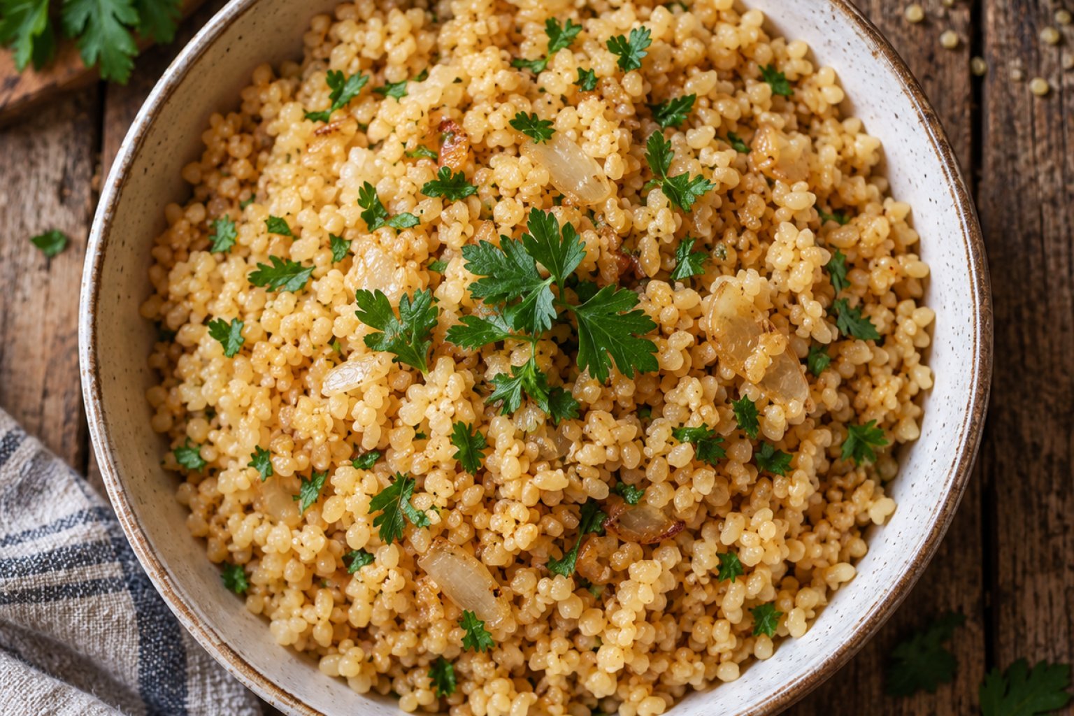 Bulgur-Pilaw Kalorien und Nährwerte