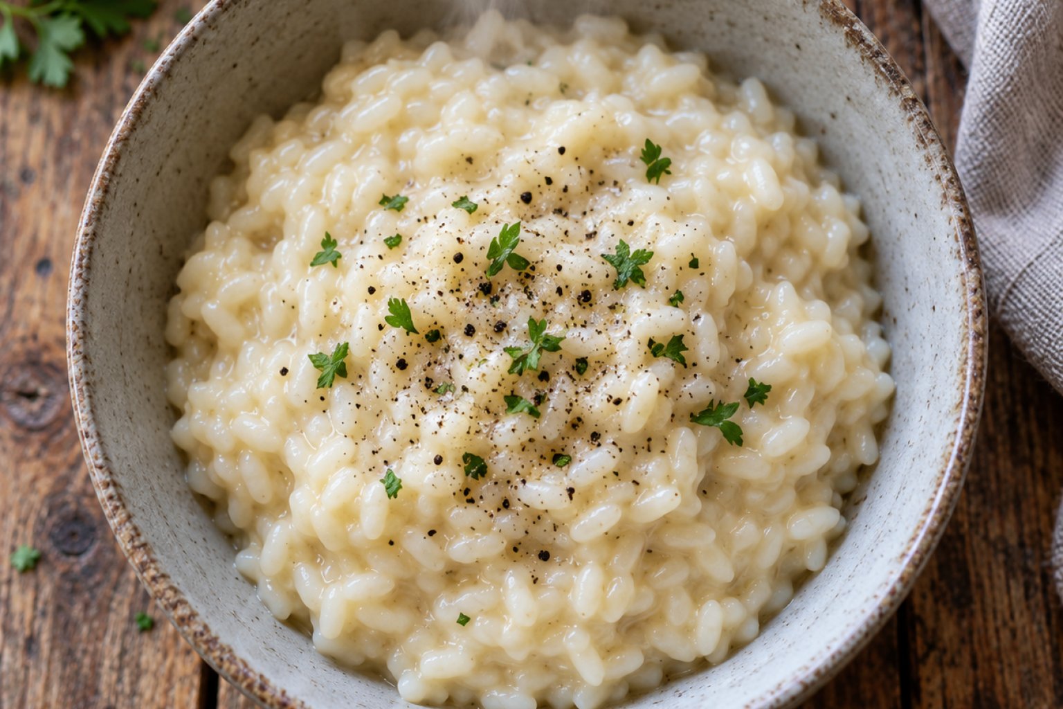 Risotto-Reis (gekocht) Kalorien und Nährwerte