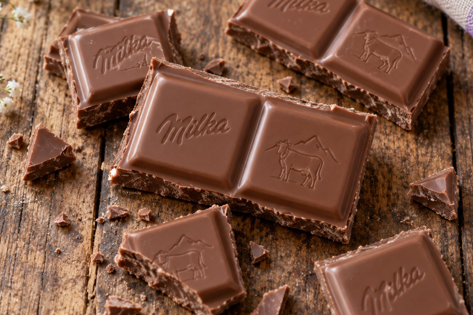 Milka Schokolade (Alpenmilch) Kalorien und Nährwerte