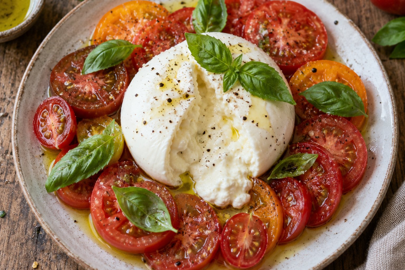 Burrata mit Tomaten Kalorien und Nährwerte