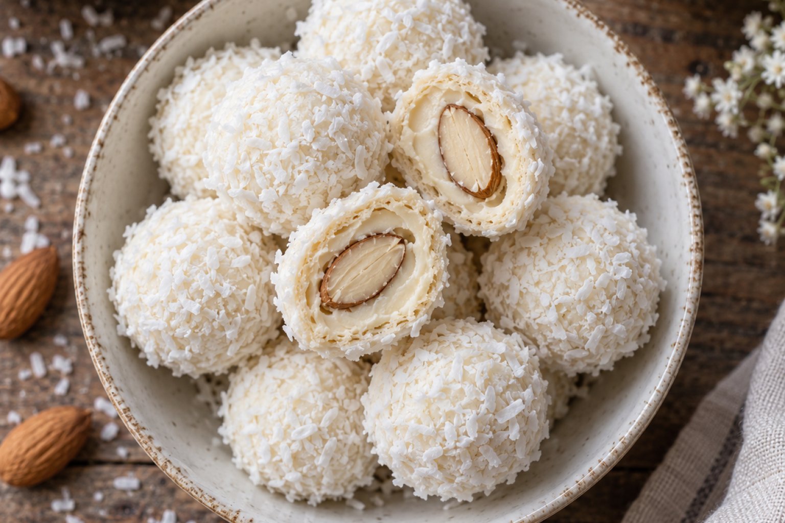 Raffaello (Kokos-Mandel-Kugeln) Kalorien und Nährwerte