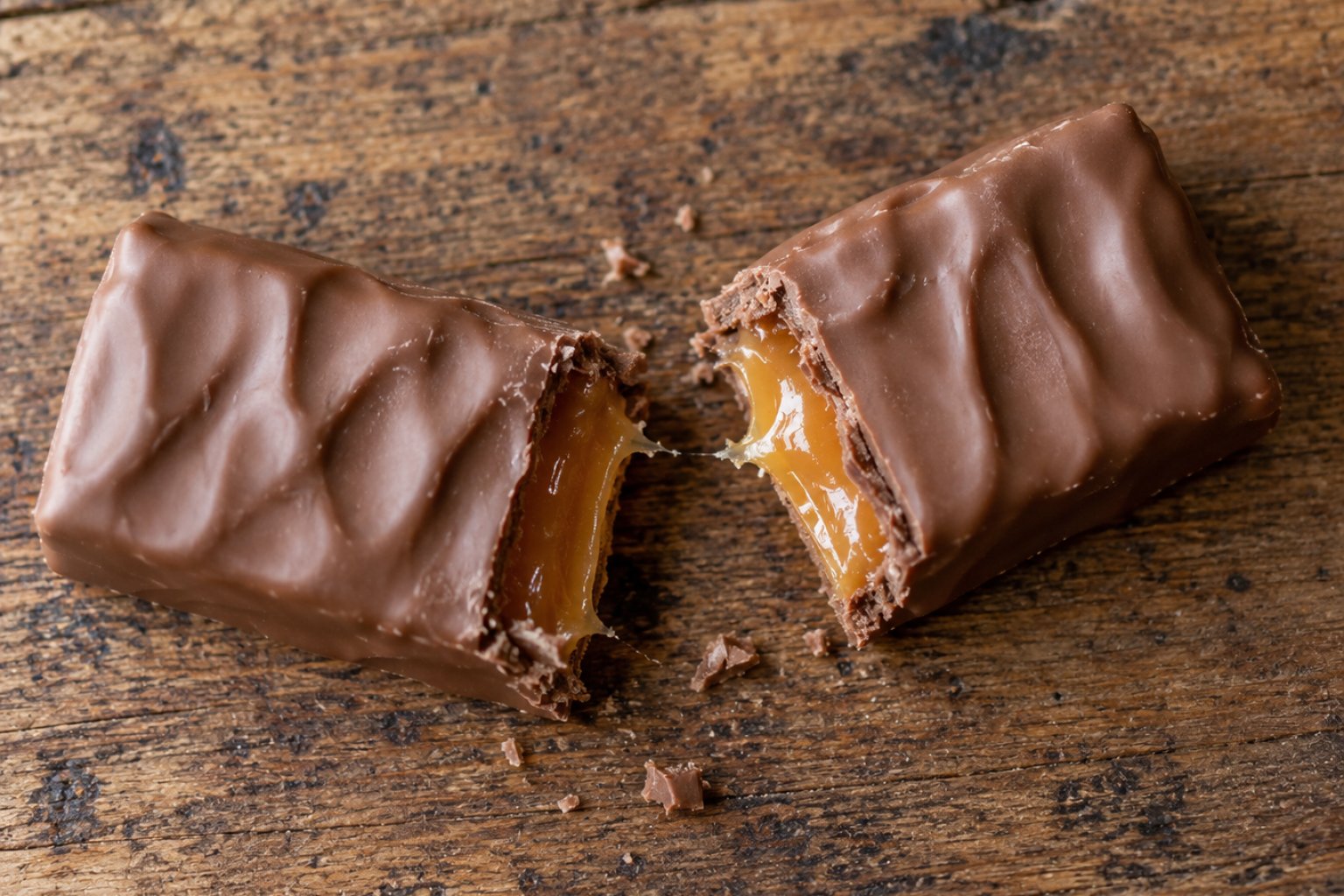 Caramel-Schokoriegel Kalorien und Nährwerte