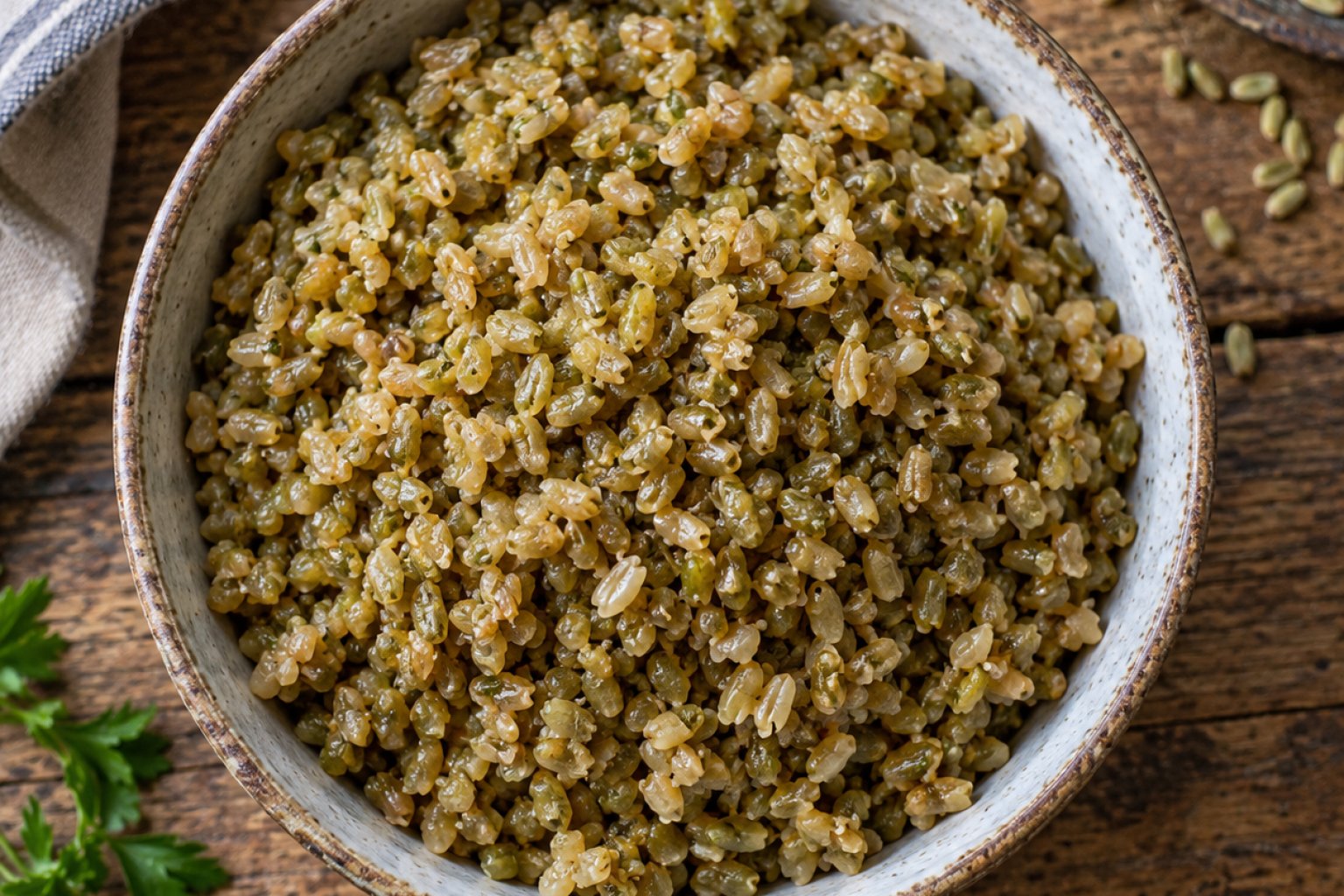 Freekeh (gekocht) Kalorien und Nährwerte