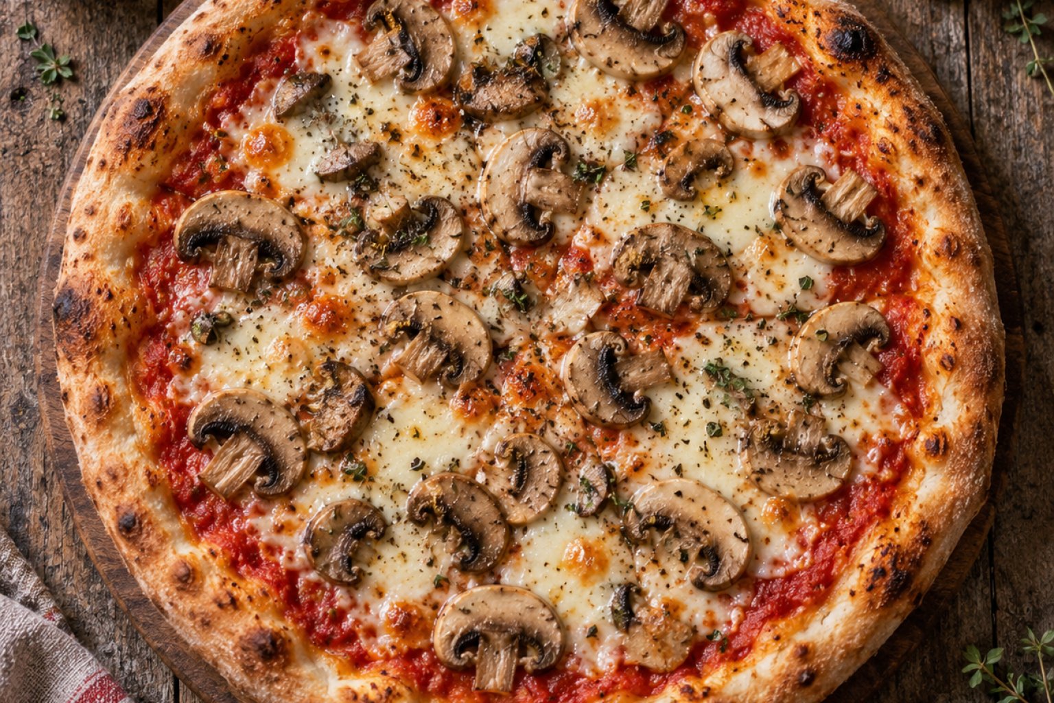 Pizza Funghi Kalorien und Nährwerte