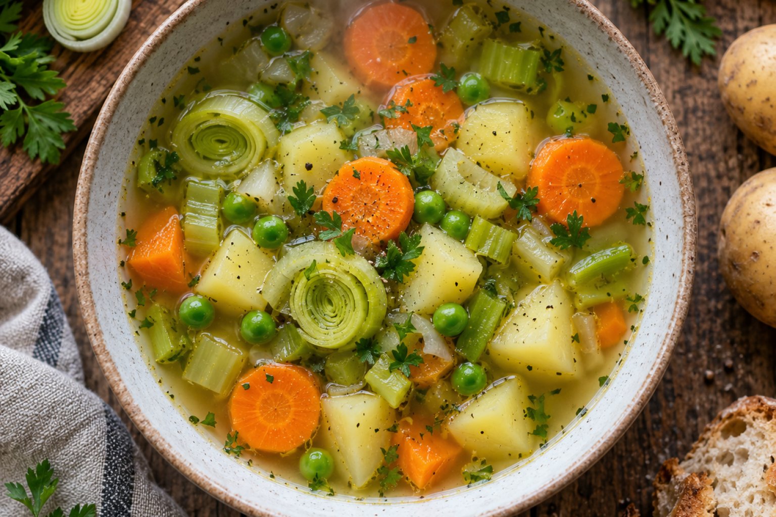 Gemüsesuppe Kalorien und Nährwerte