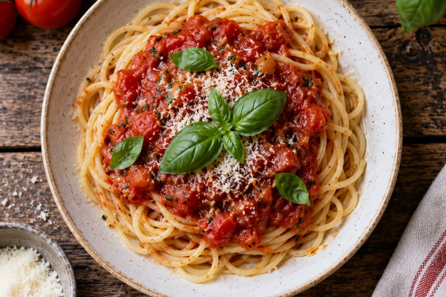 Nudeln mit Tomatensauce Kalorien und Nährwerte