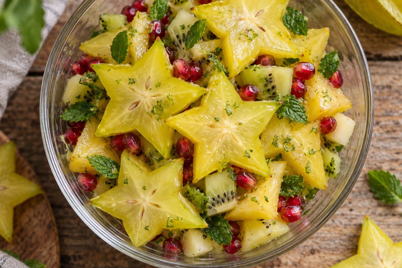 Sternfruchtsalat Kalorien und Nährwerte