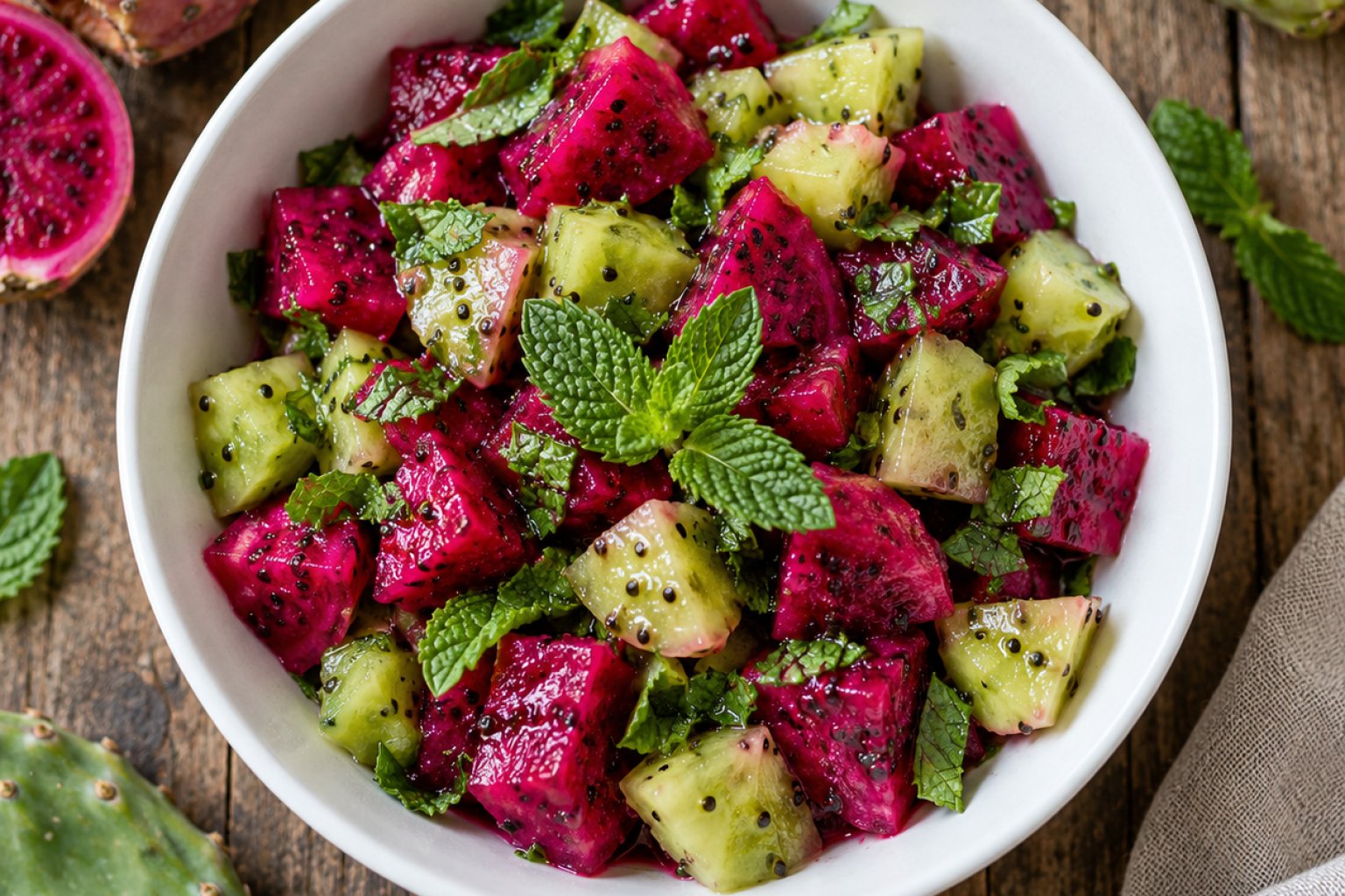 Kaktusfeigensalat Kalorien und Nährwerte