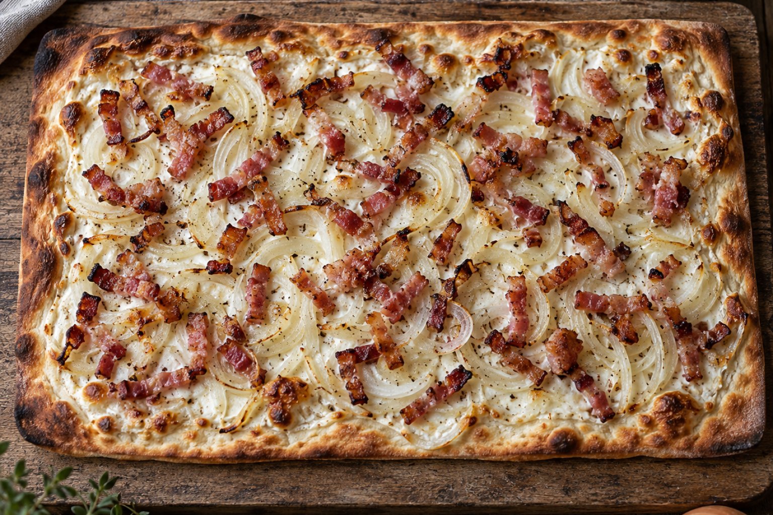 Flammkuchen mit Speck Kalorien und Nährwerte