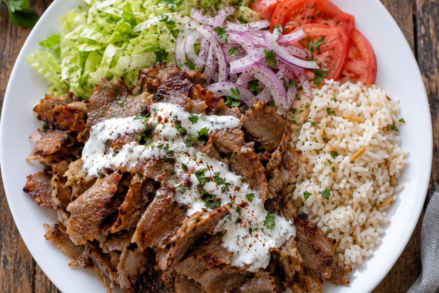 Döner Kebab (Teller) Kalorien und Nährwerte