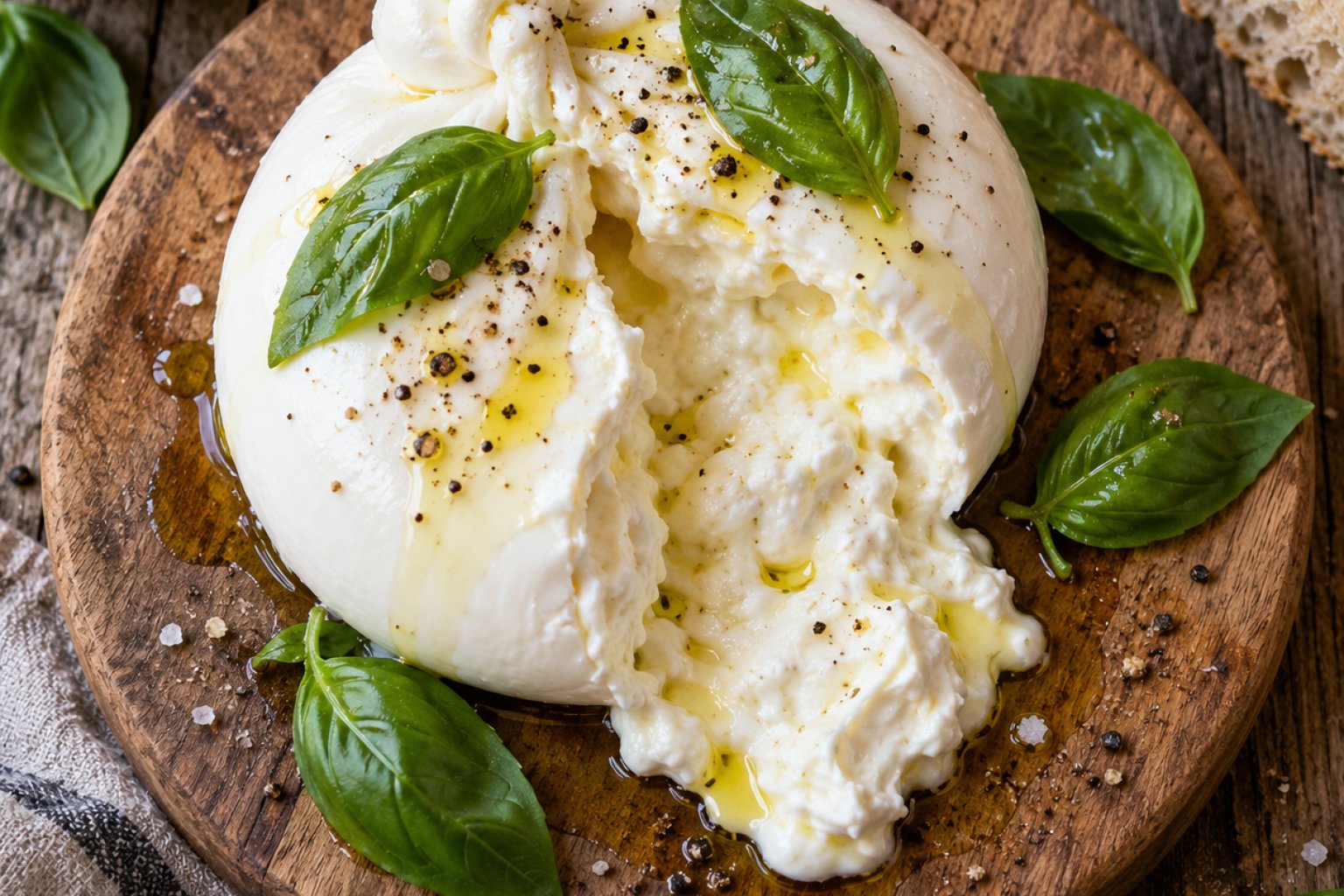 Burrata mit Basilikum Kalorien und Nährwerte