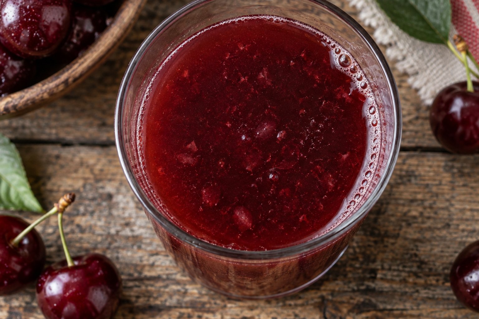 Kirschsaft (naturtrüb) Kalorien und Nährwerte