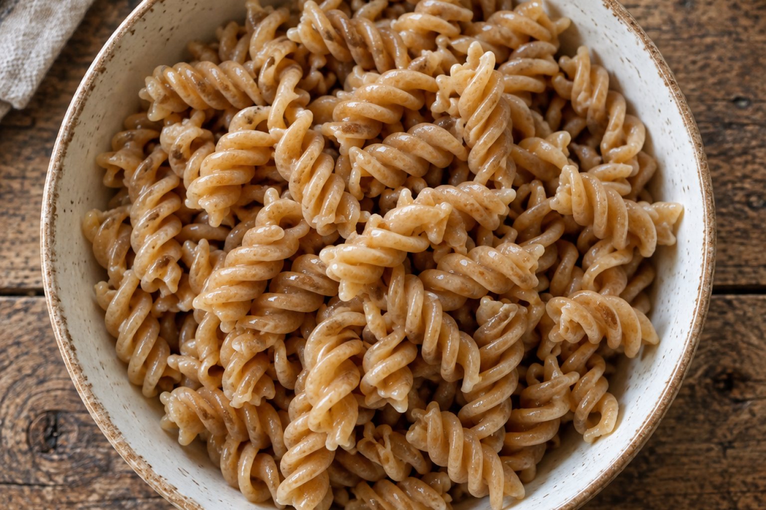 Vollkorn-Fusilli (gekocht) Kalorien und Nährwerte