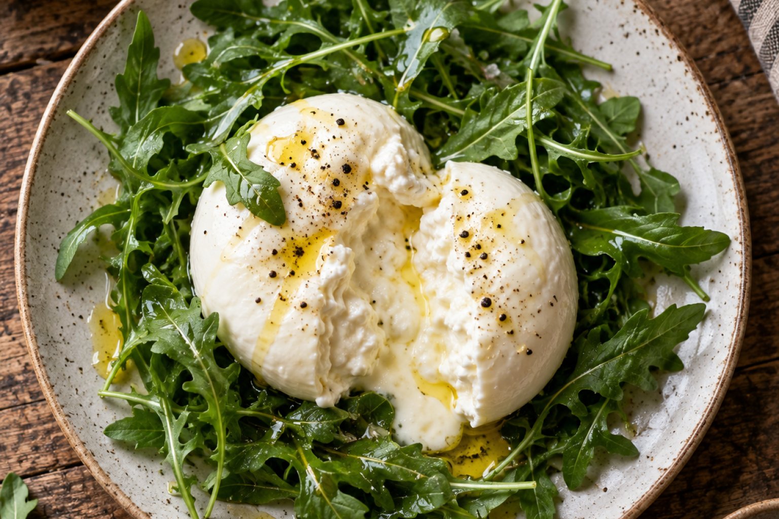 Burrata mit Rucola Kalorien und Nährwerte