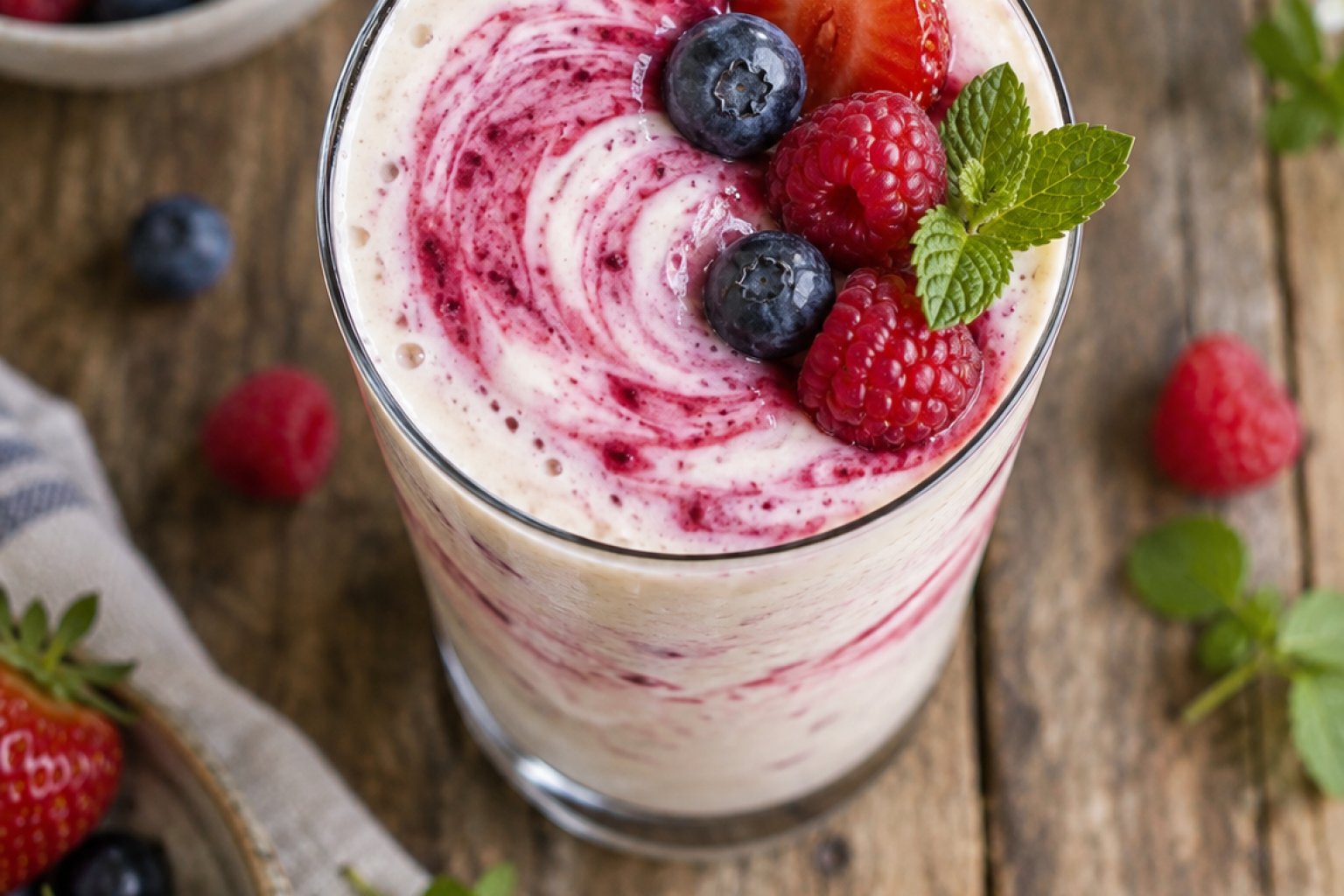 Buttermilch-Smoothie Kalorien und Nährwerte