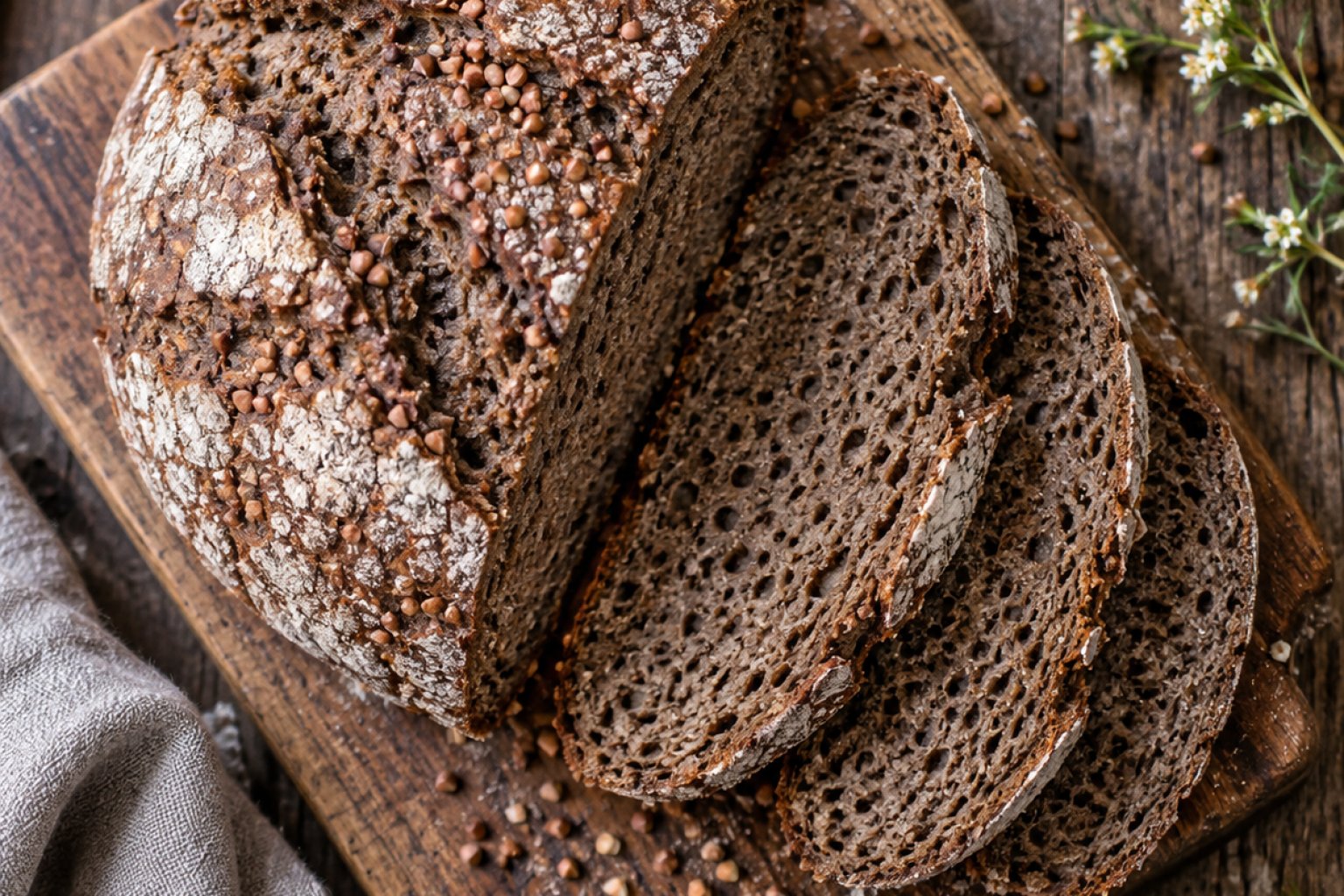 Buchweizenbrot Kalorien und Nährwerte