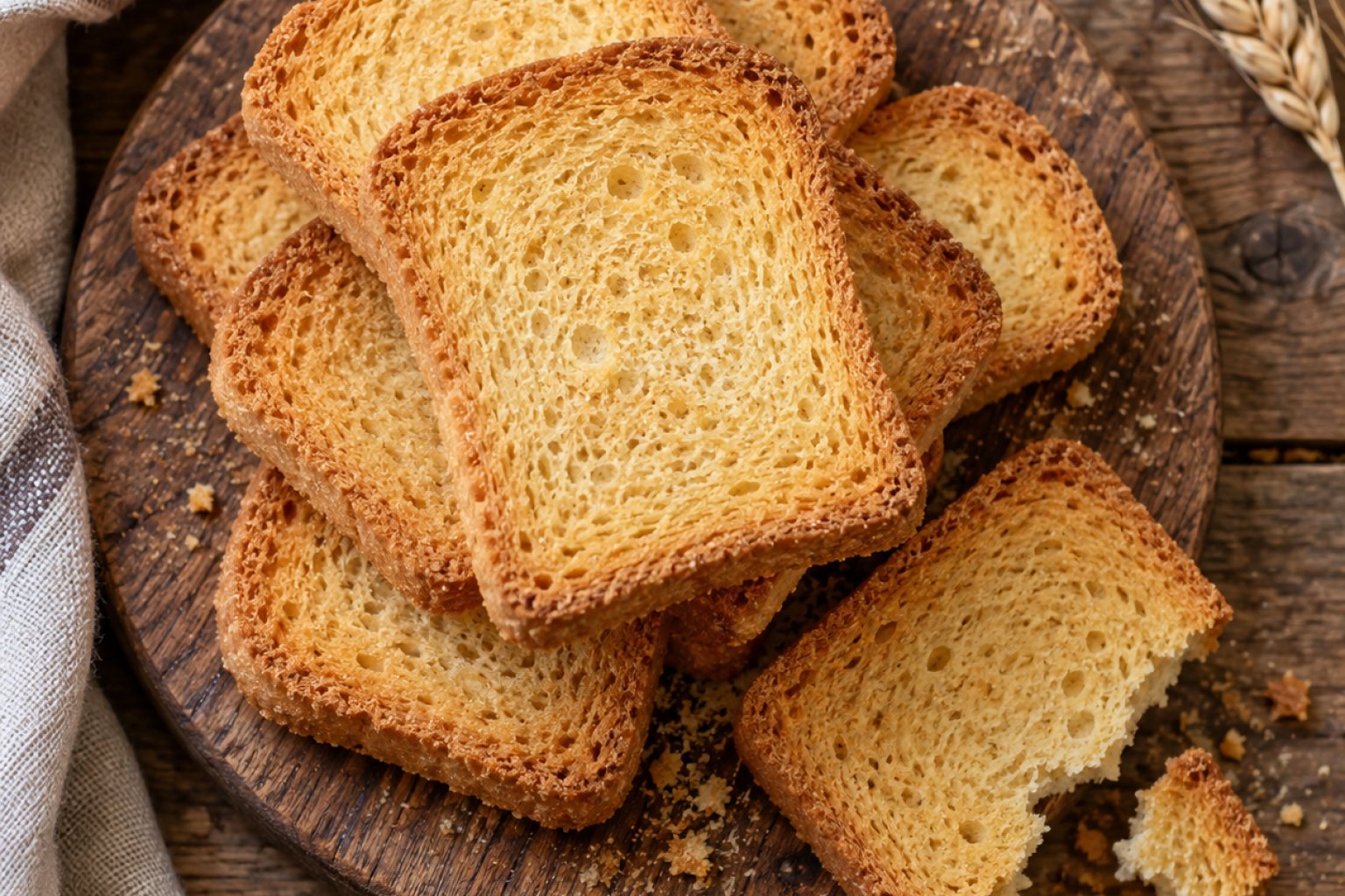 Zwieback Kalorien und Nährwerte