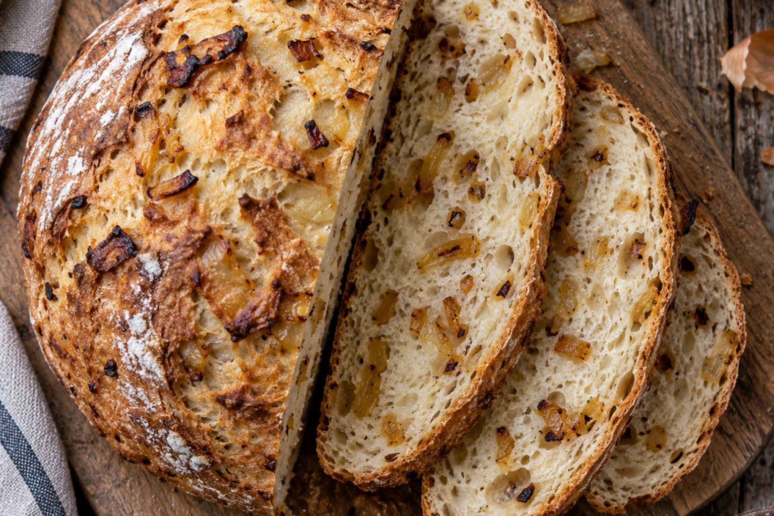 Zwiebelbrot Kalorien und Nährwerte