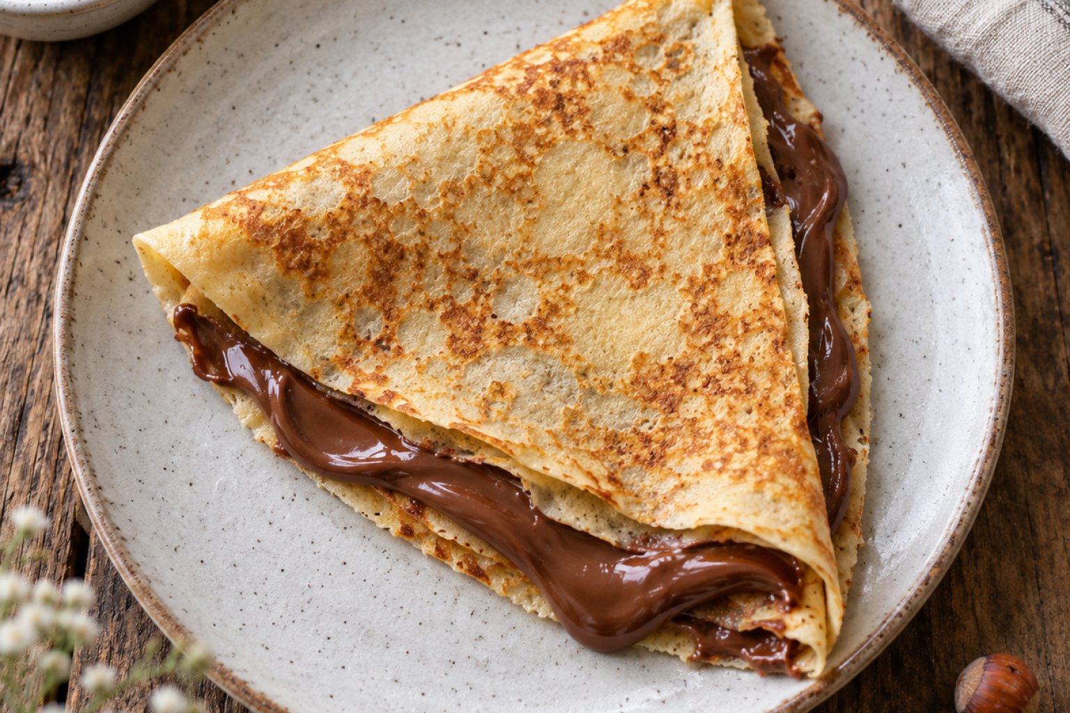 Nutella-Crêpe Kalorien und Nährwerte