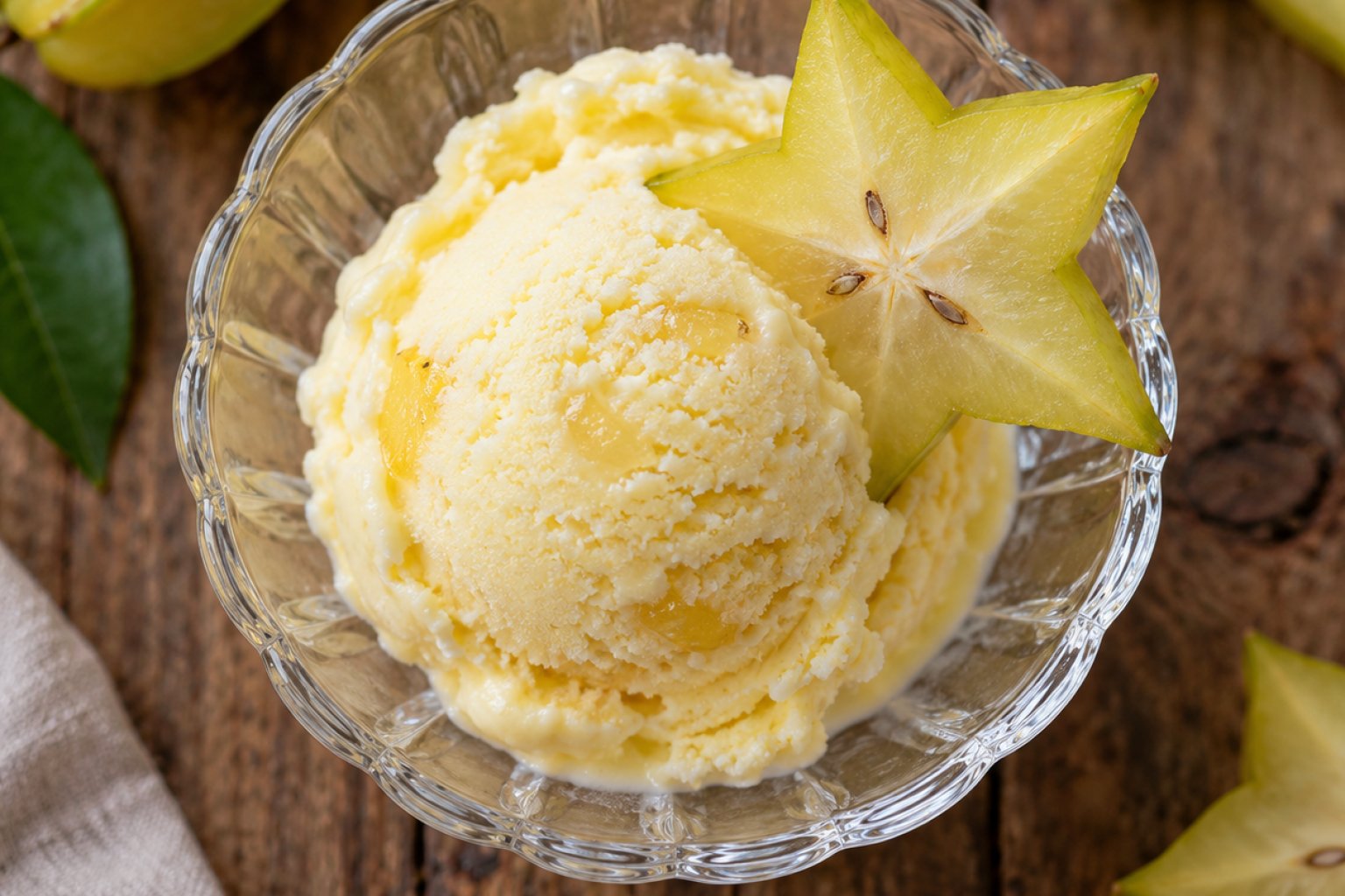 Sternfrucht-Eis Kalorien und Nährwerte