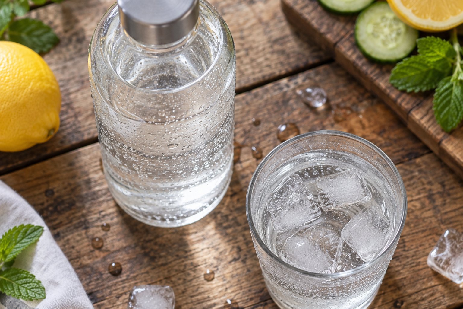 Proteinwasser Kalorien und Nährwerte