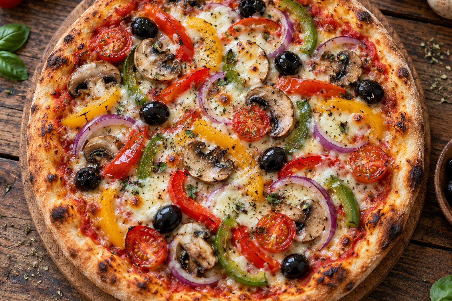 Pizza Vegetarisch Kalorien und Nährwerte
