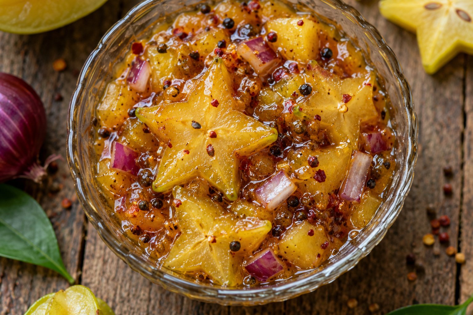 Sternfrucht-Chutney Dip Kalorien und Nährwerte