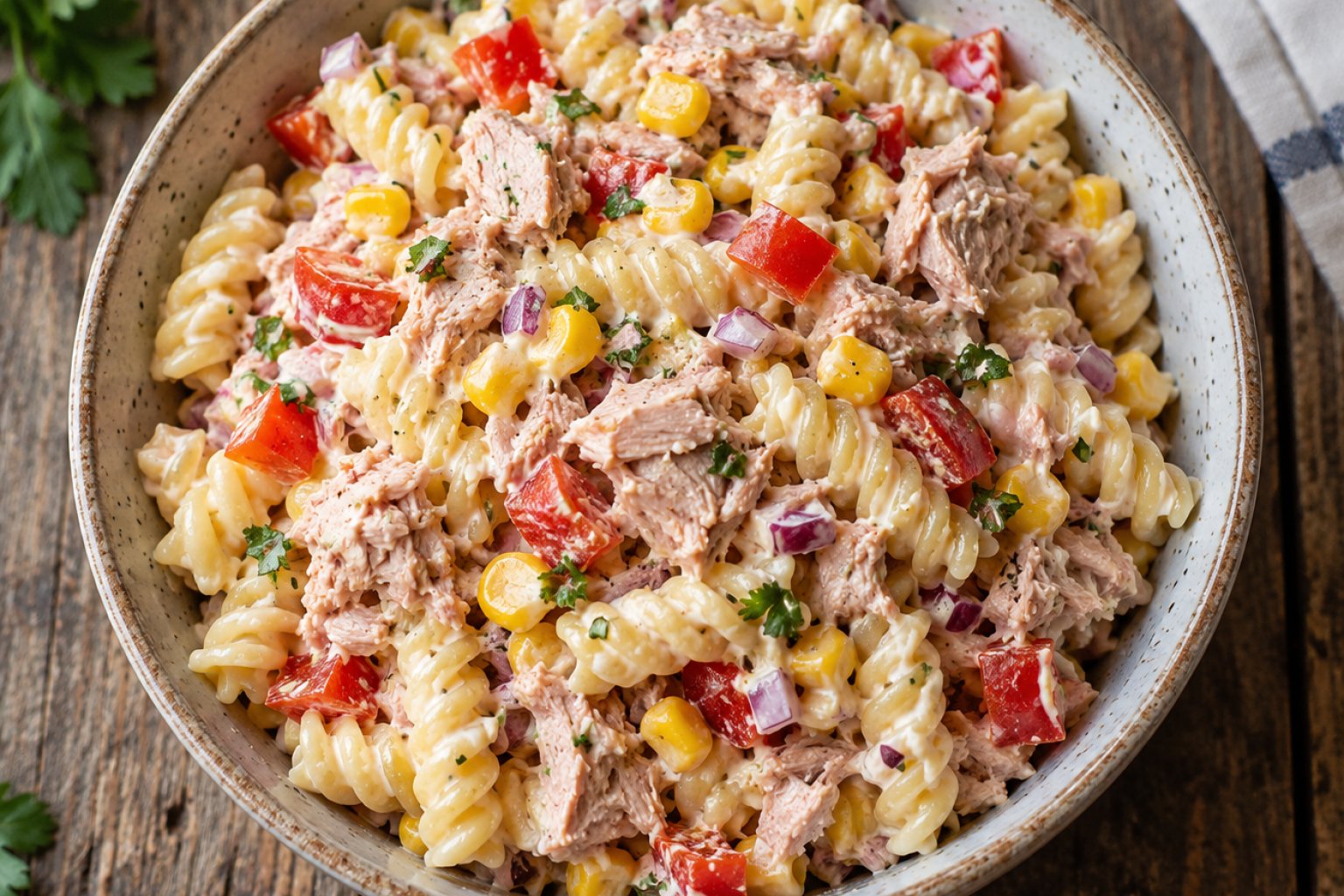 Nudelsalat mit Thunfisch Kalorien und Nährwerte