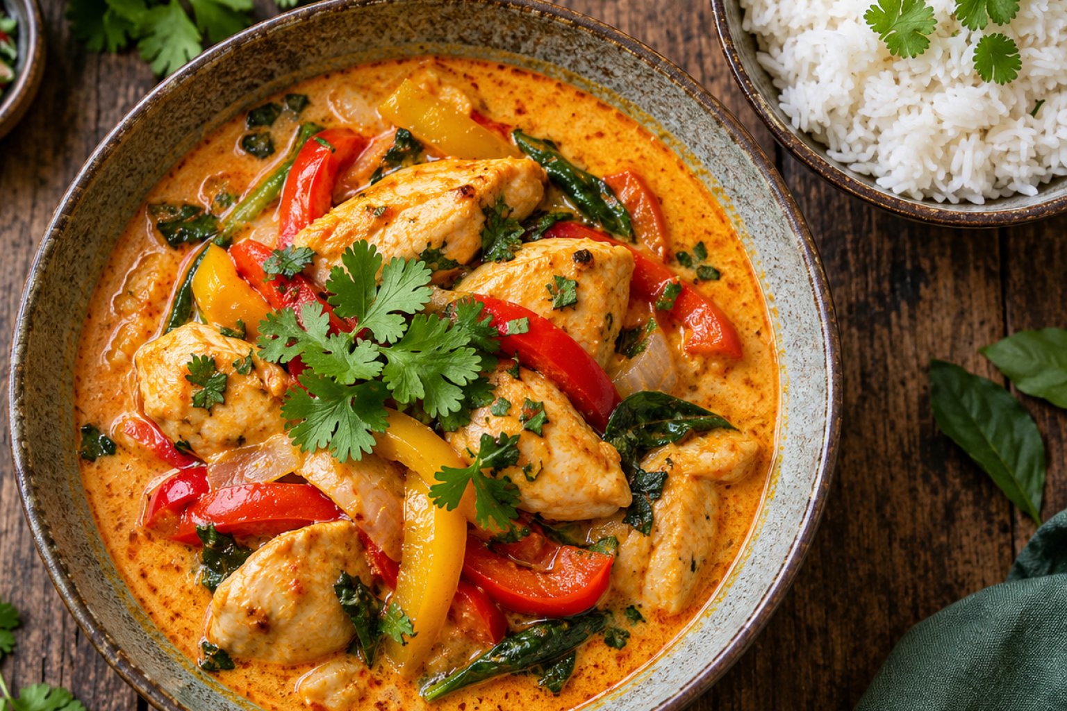 Thai Curry mit Huhn Kalorien und Nährwerte