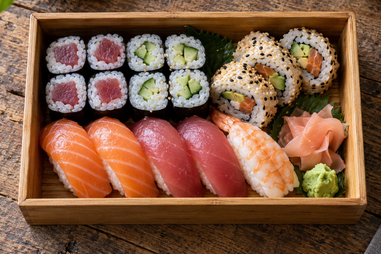 Bento Box (Sushi gemischt) Kalorien und Nährwerte